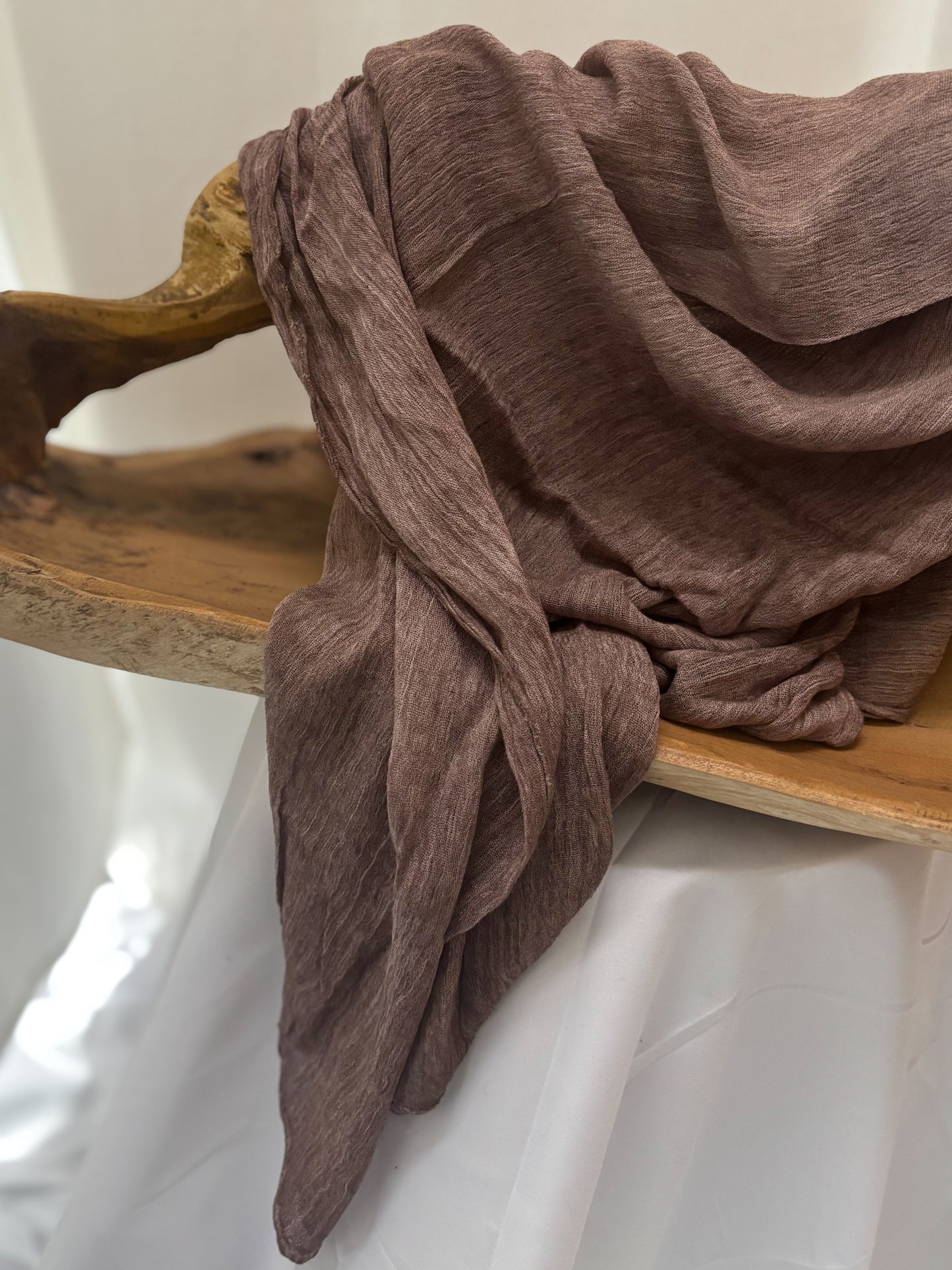 Textured hijab | Light Mauve