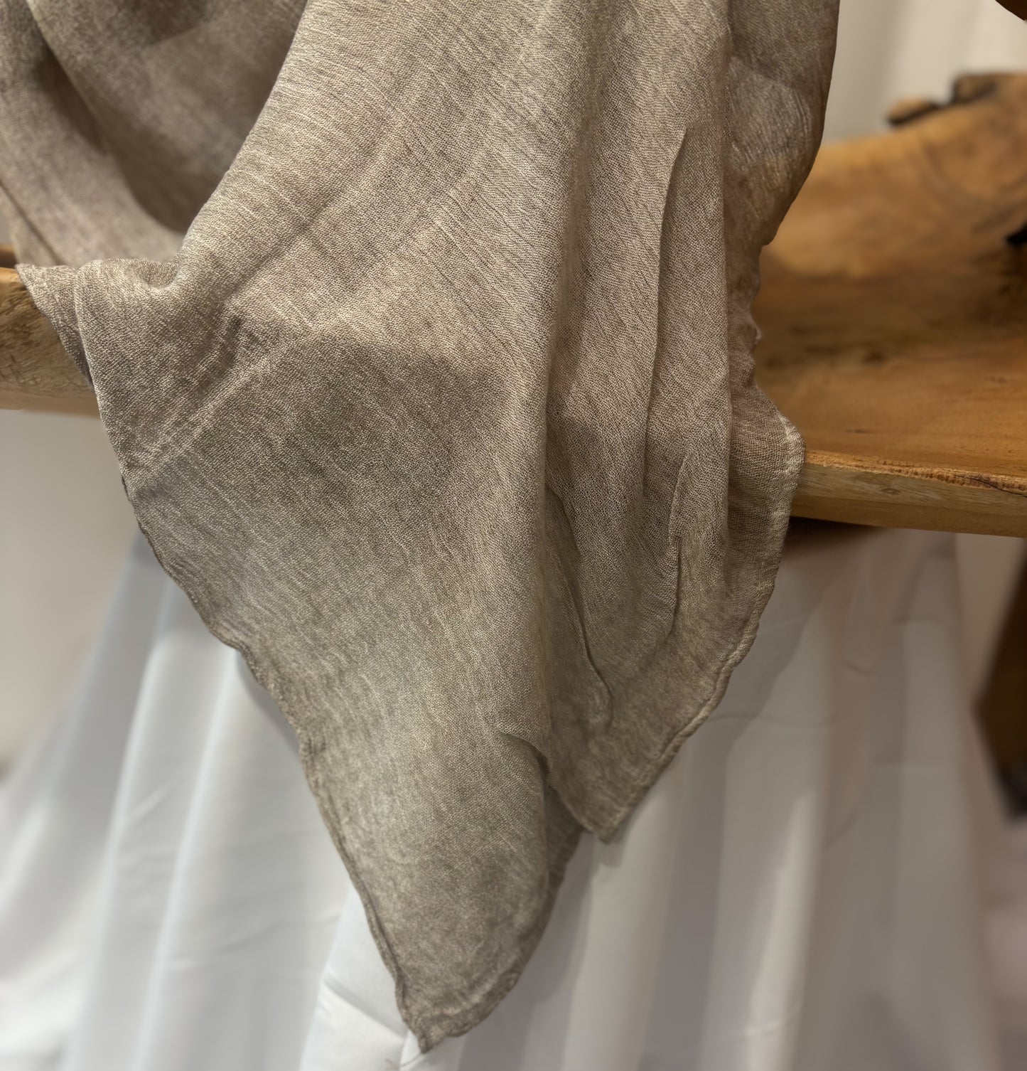 Textured hijab | Stone
