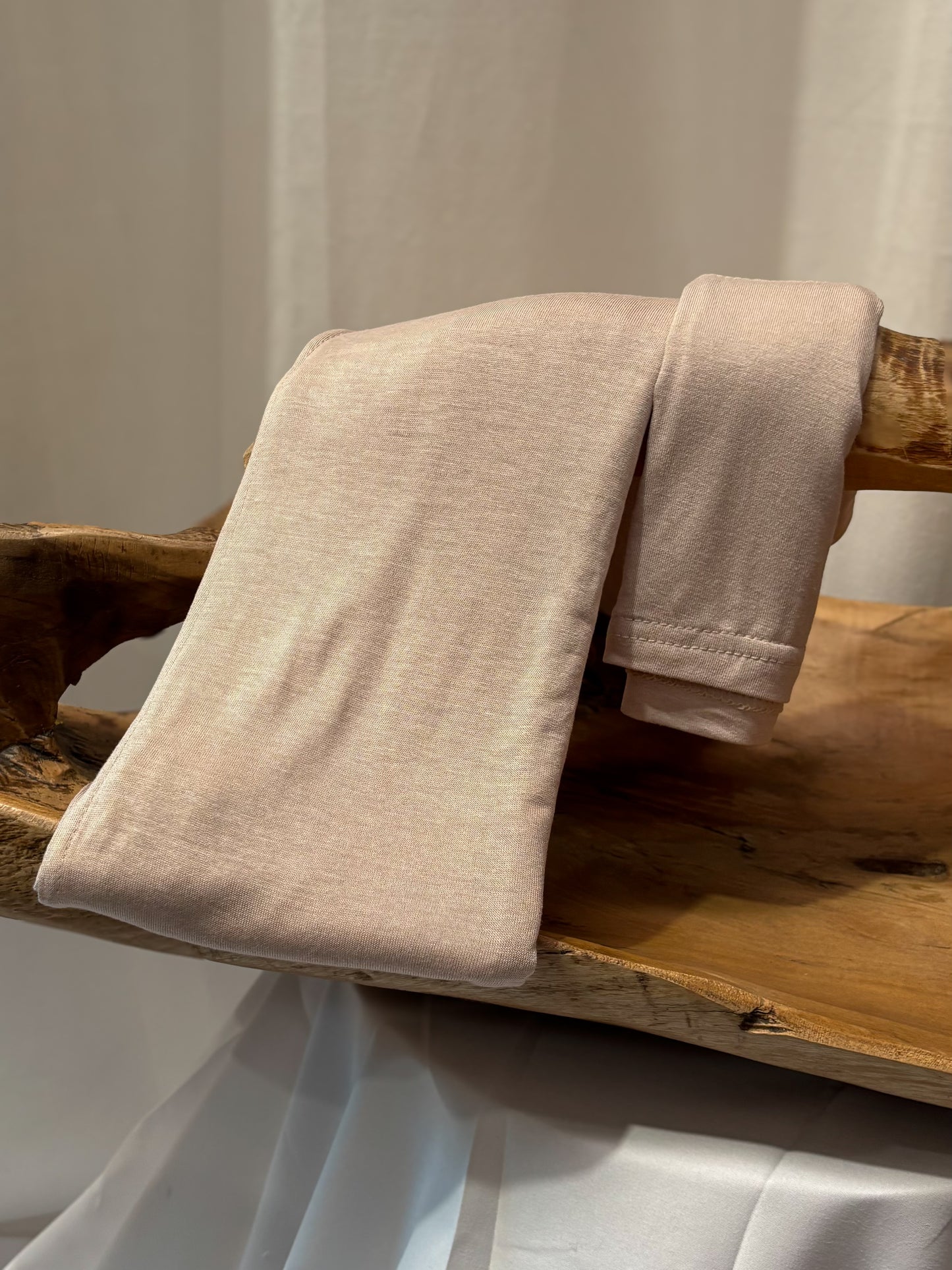 Jersey with cap | Light nude