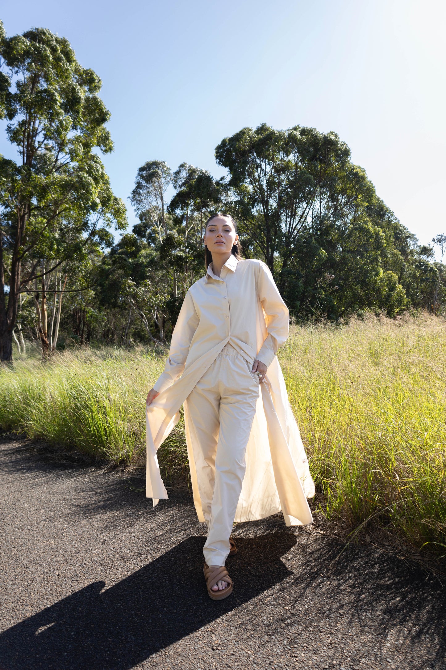 Surin Shirt Dress | Beige