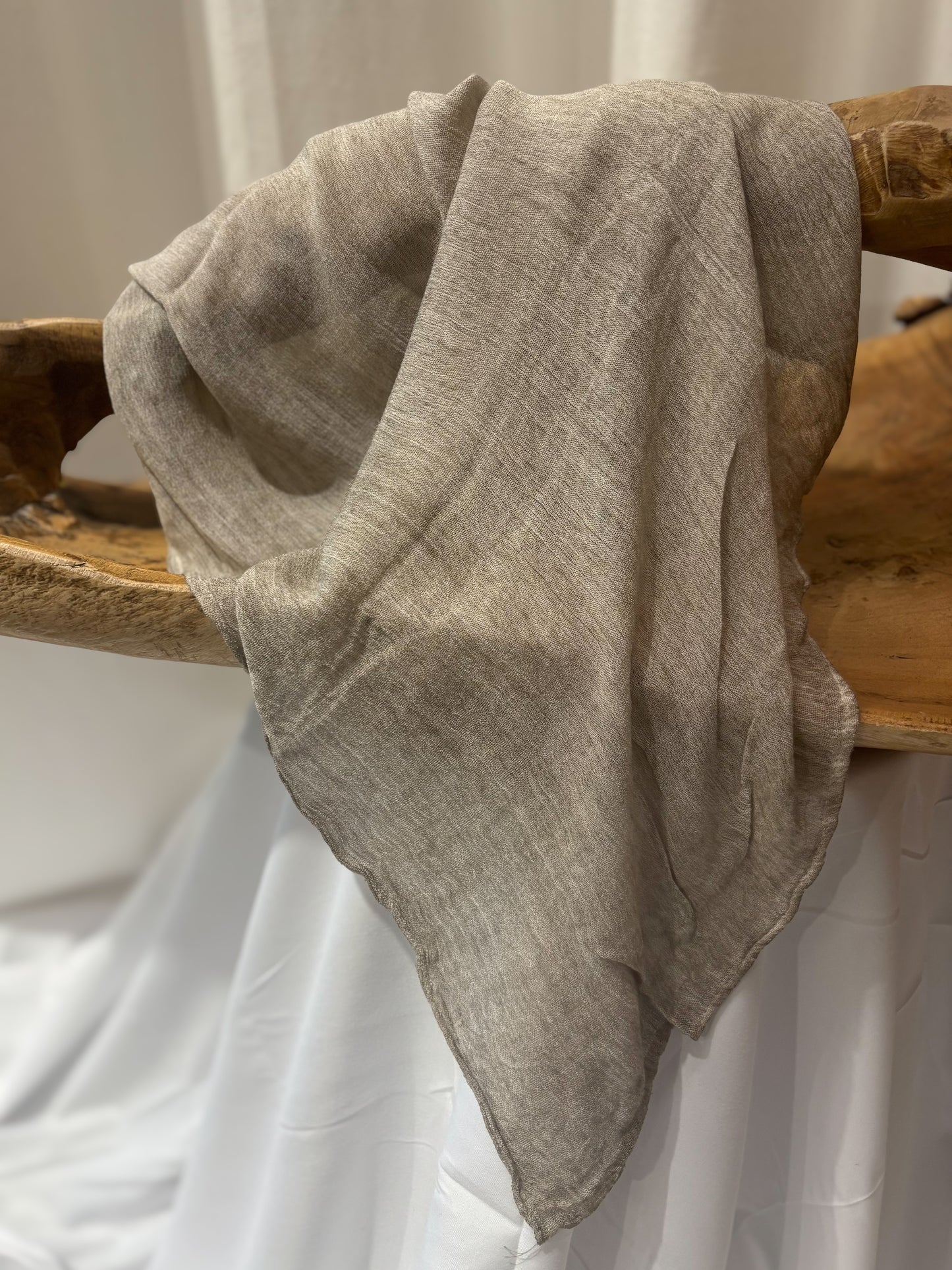 Textured hijab | Stone