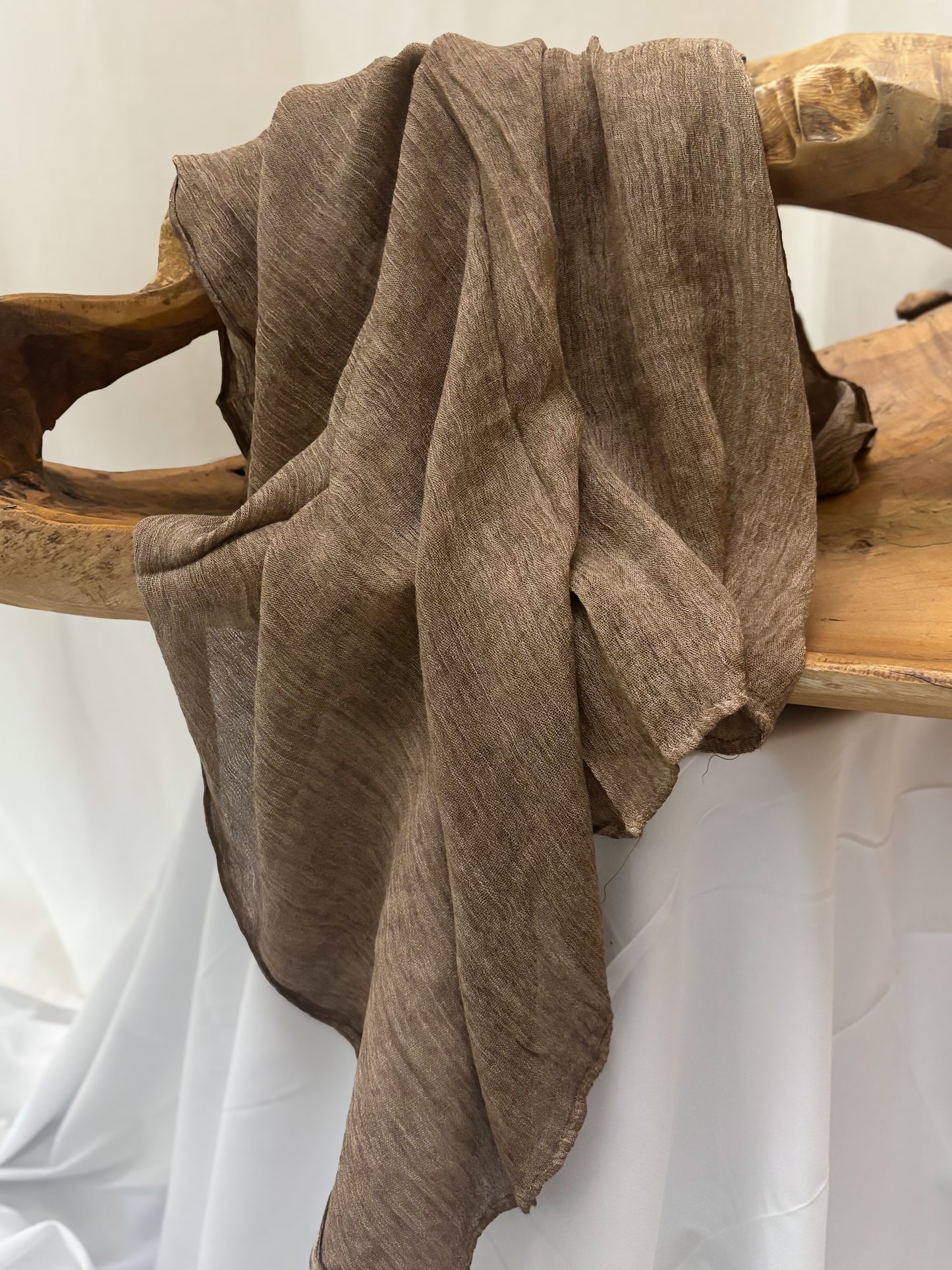Textured hijab | Taupe
