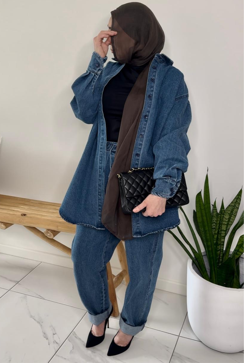 Samera Denim Shirt elbardoh