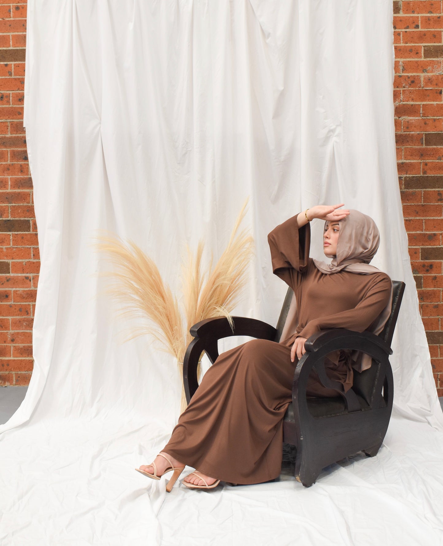 Jersey Dress | Brown