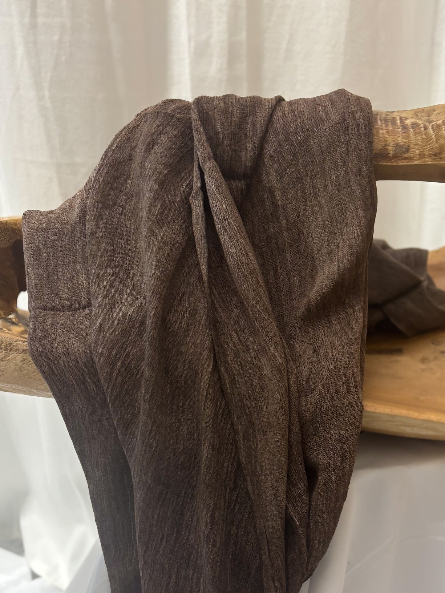 Textured hijab | Mocha