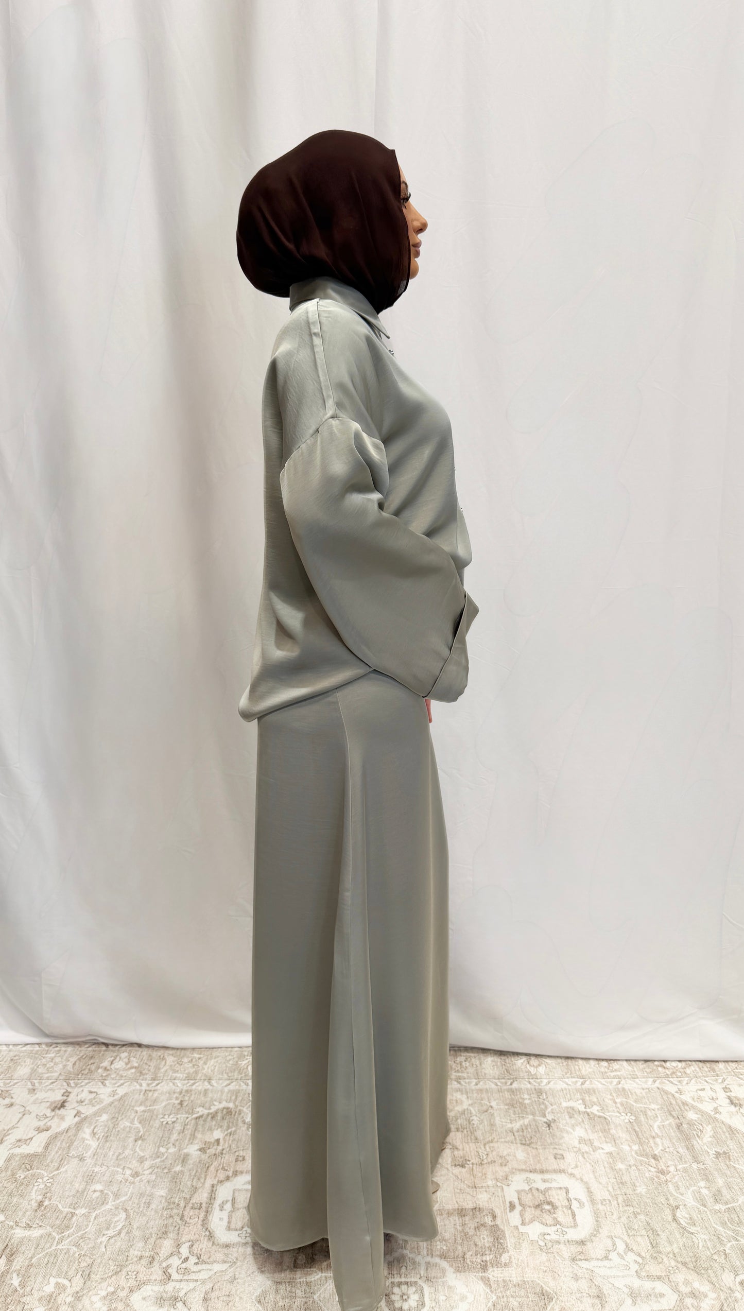 Valéria Satin Skirt