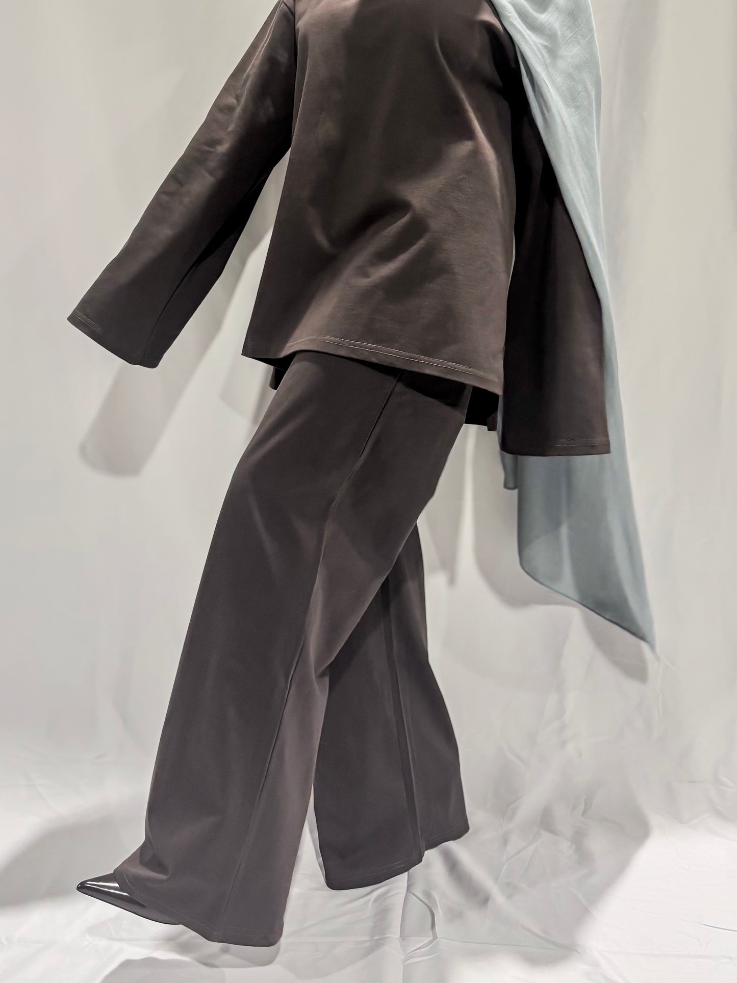 Basik Wide-Leg Pants – Bitter Chocolate