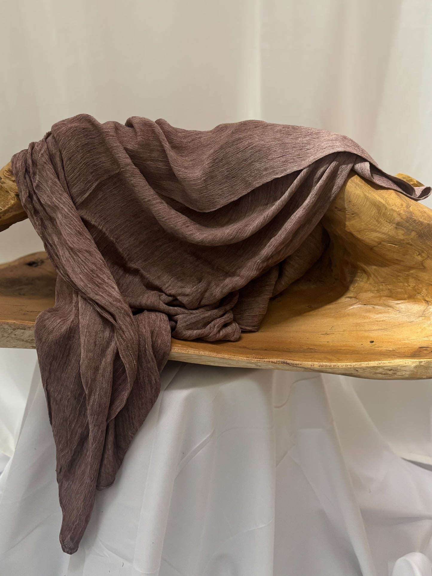 Textured hijab | Light Mauve