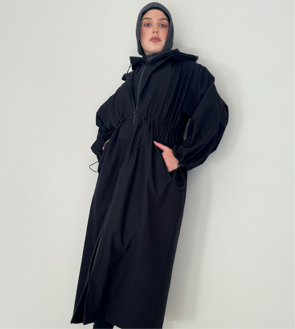 Hooded Trench Coat
