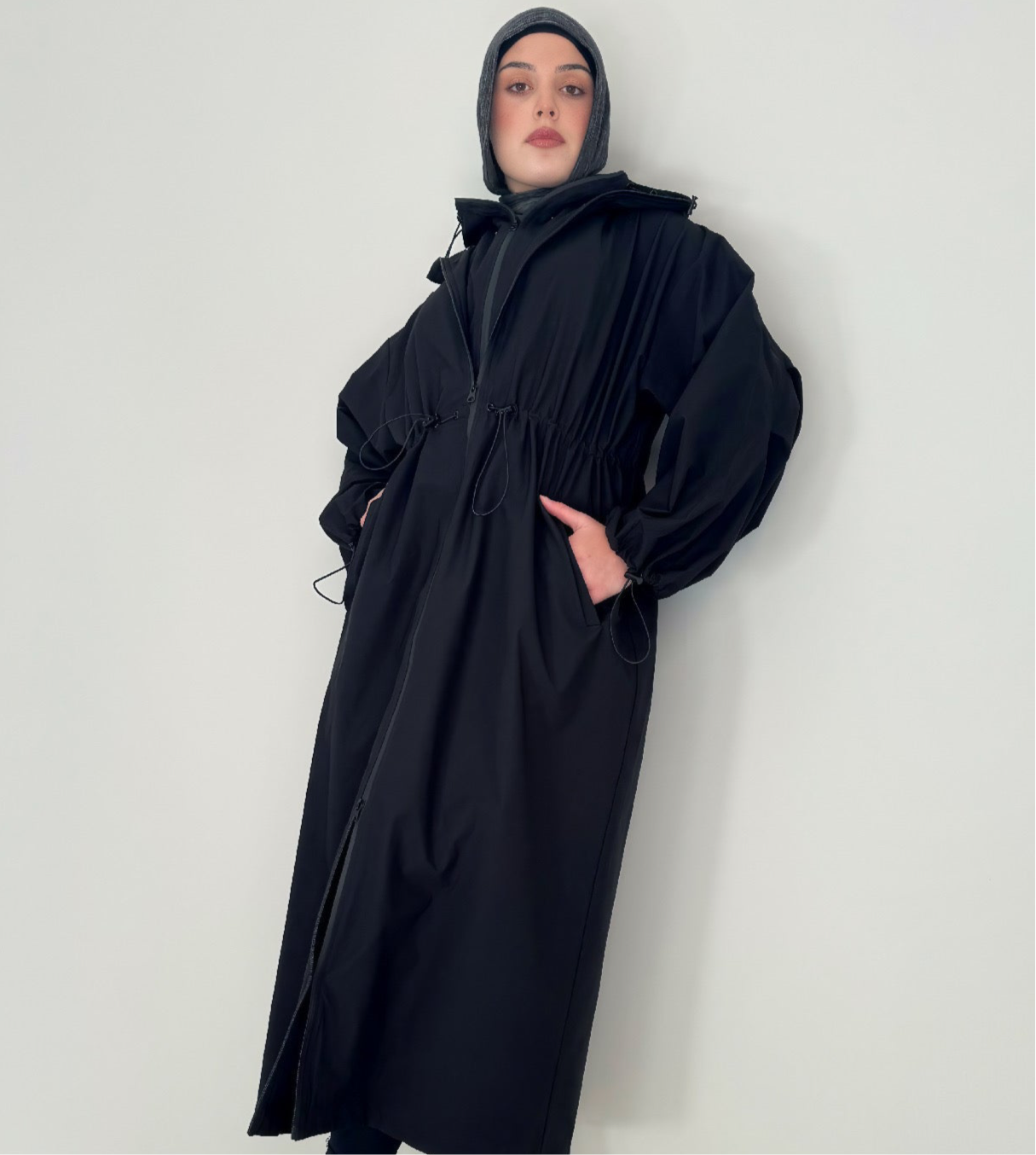 Hooded Trench Coat