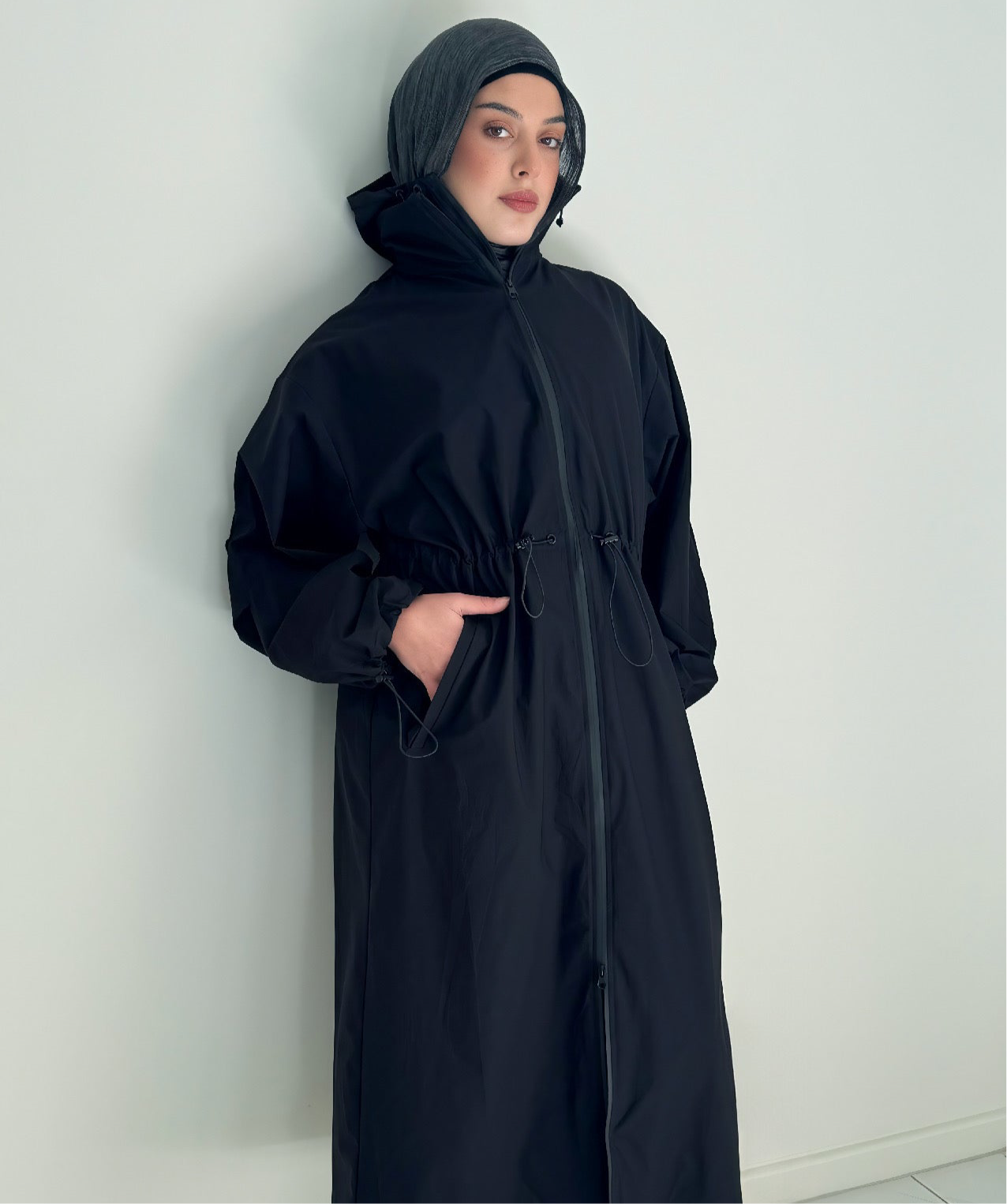 Hooded Trench Coat
