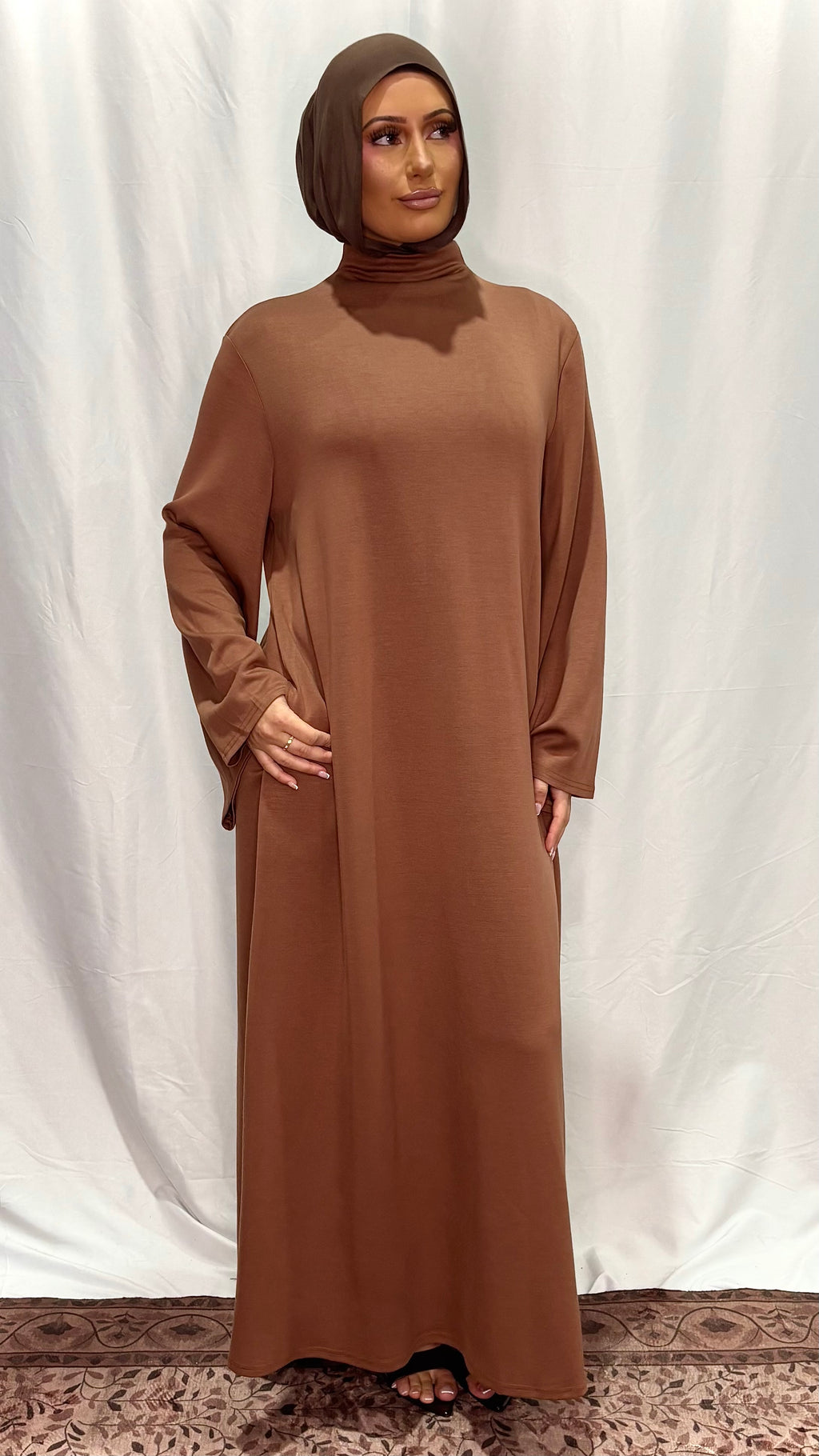 Essentials Rust Dress