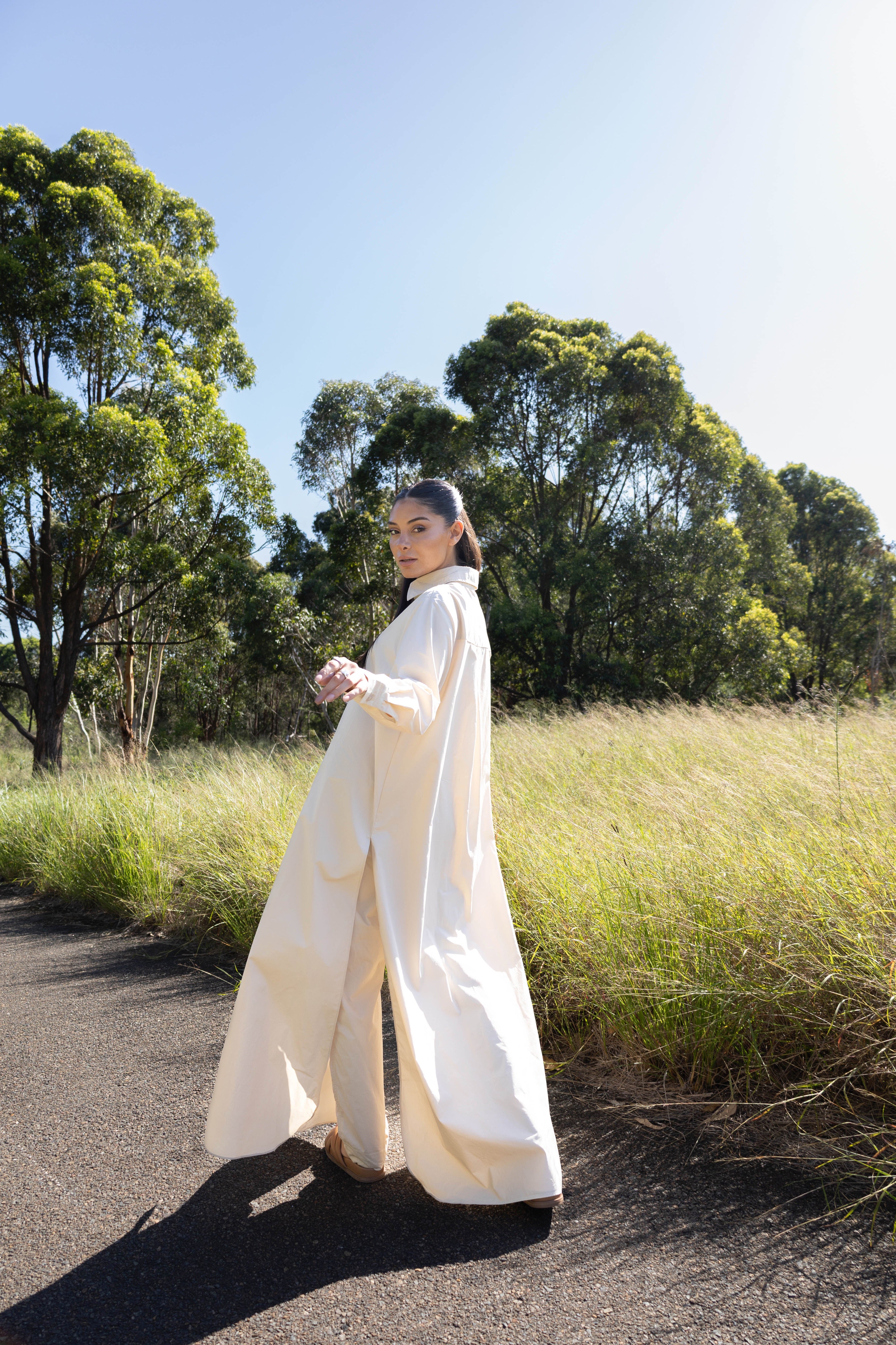 Surin Shirt Dress | Beige