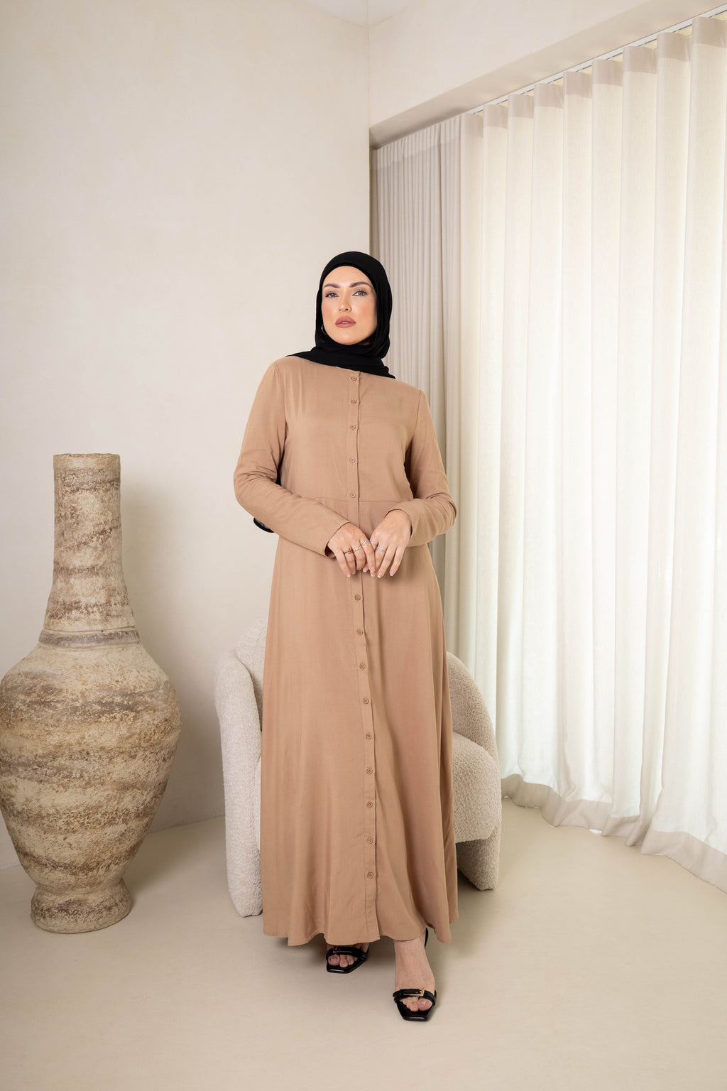 Amali Dress | Desert Sand