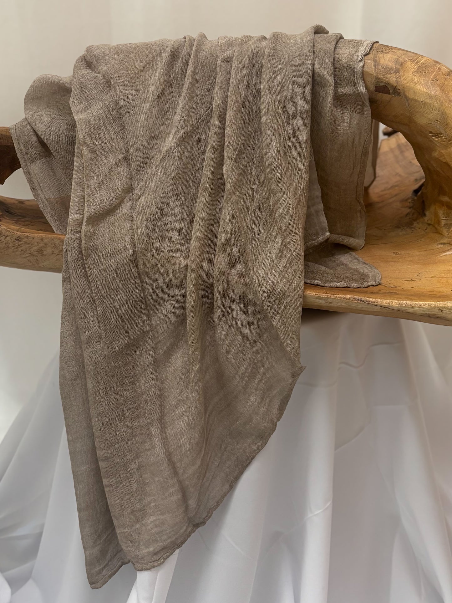 Textured hijab | Nude