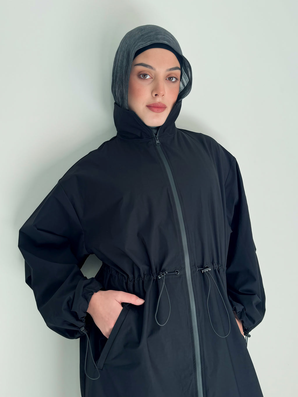 Hooded Trench Coat