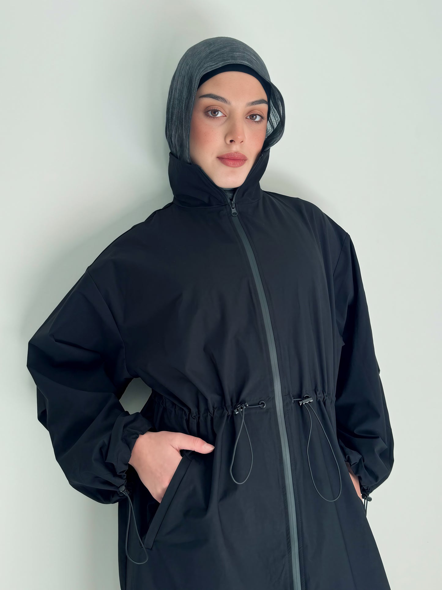 Hooded Trench Coat