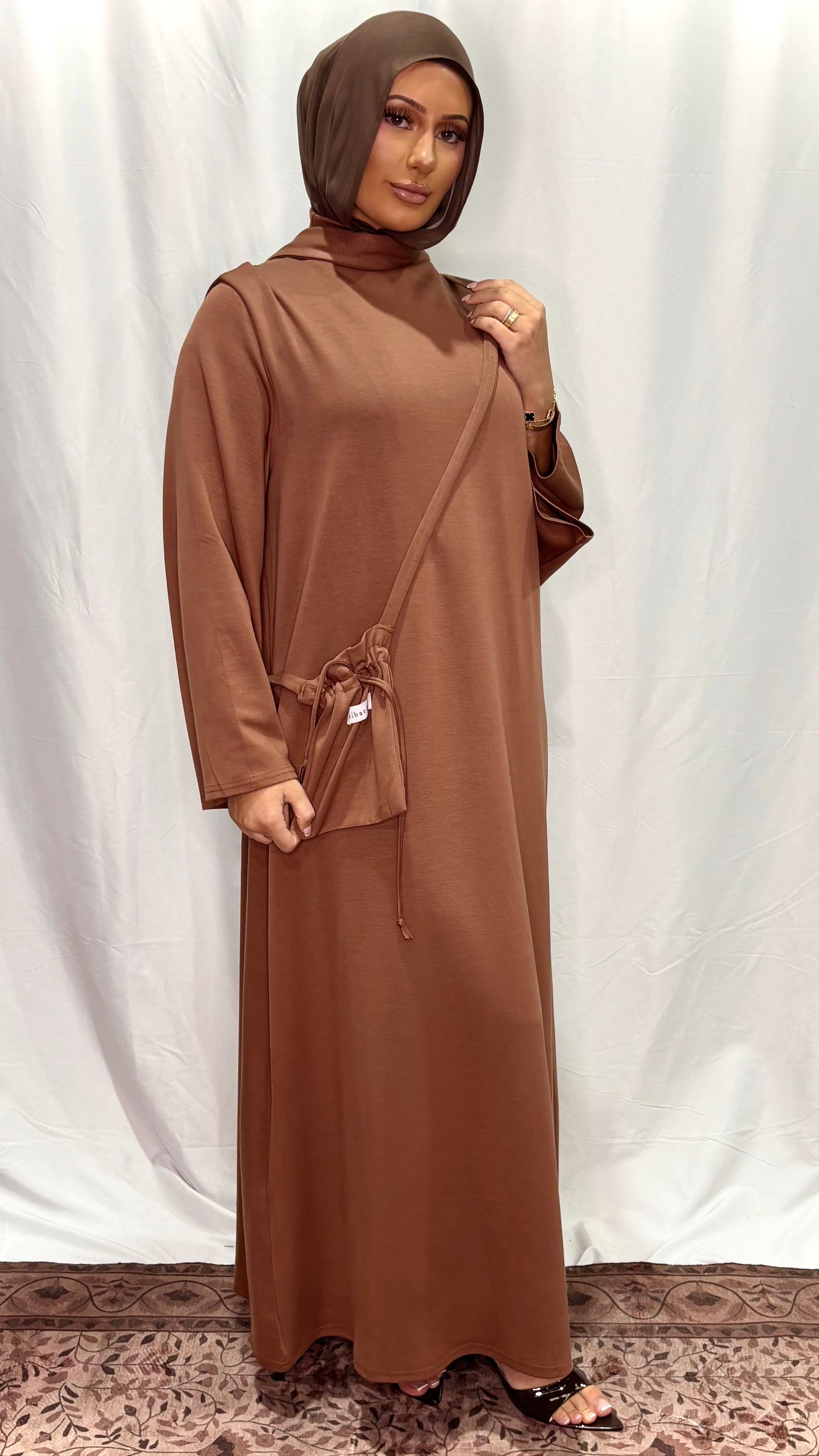 Essentials Rust Dress