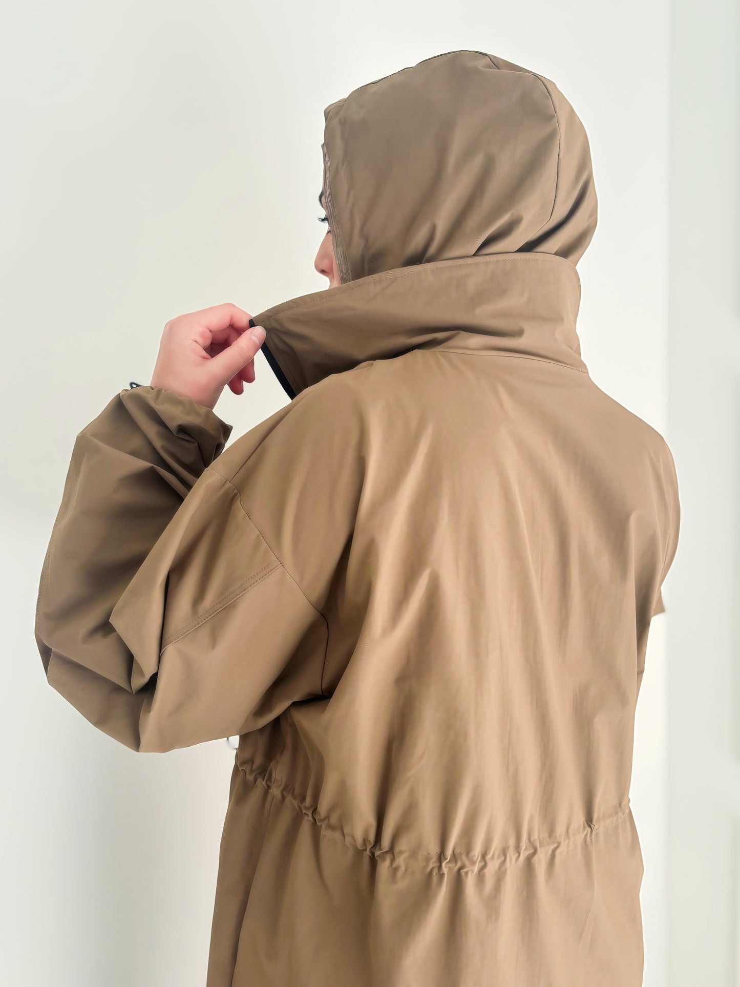 Hooded Trench Coat