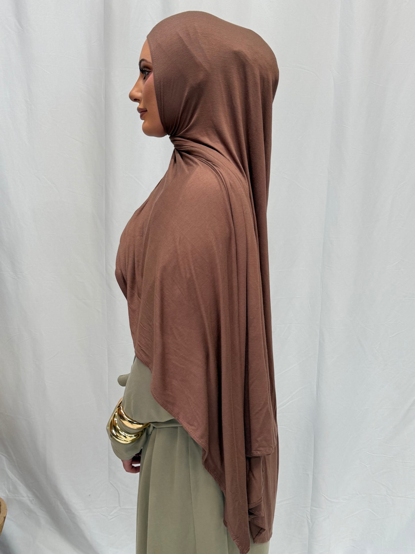 Instant jersey with cap | Latte