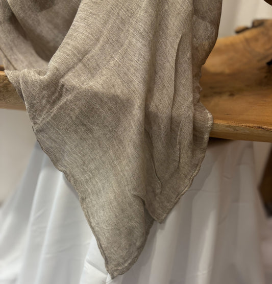 Textured hijab | Stone