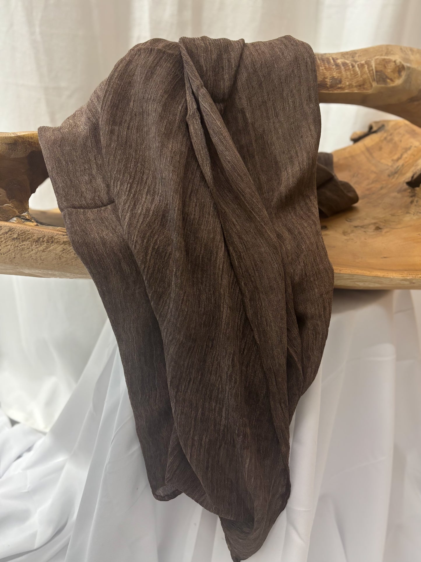 Textured hijab | Mocha