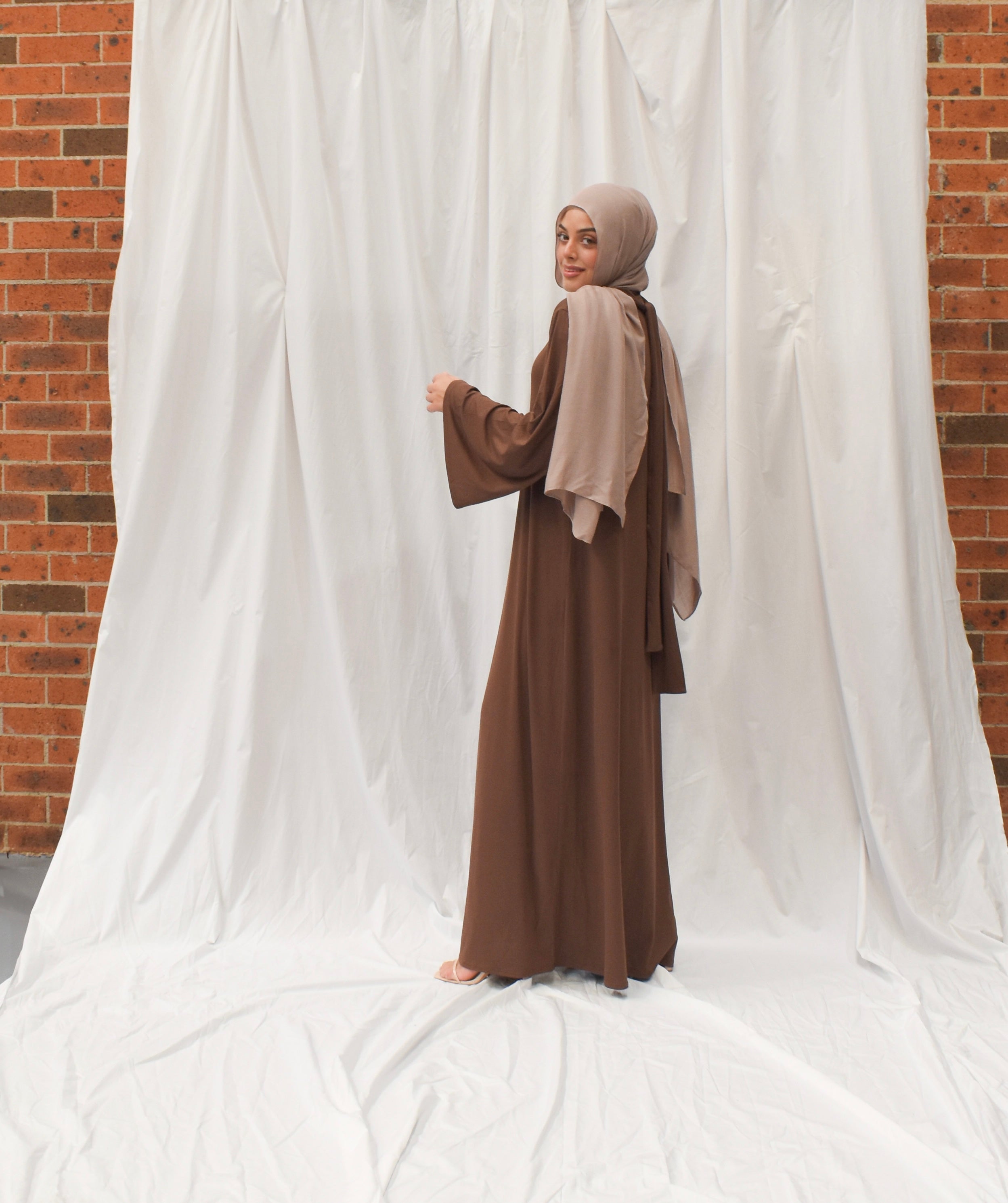 Jersey Dress | Brown