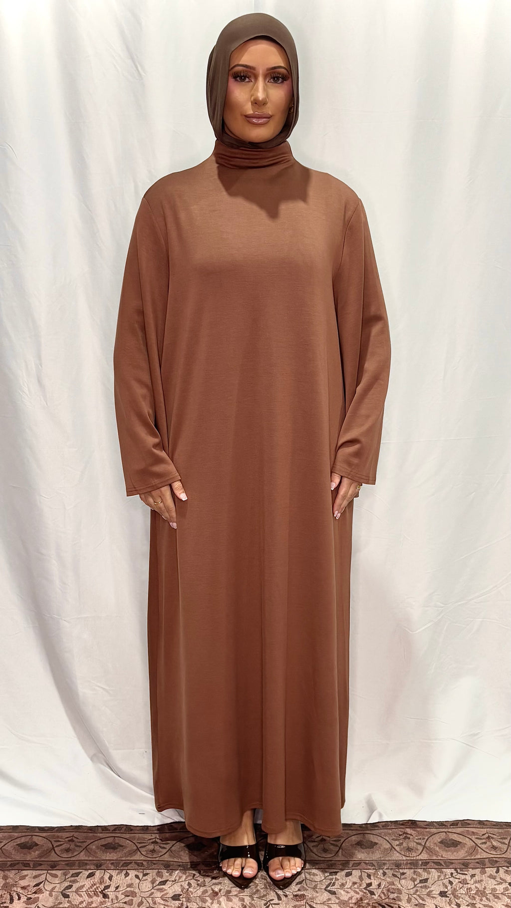 Essentials Rust Dress