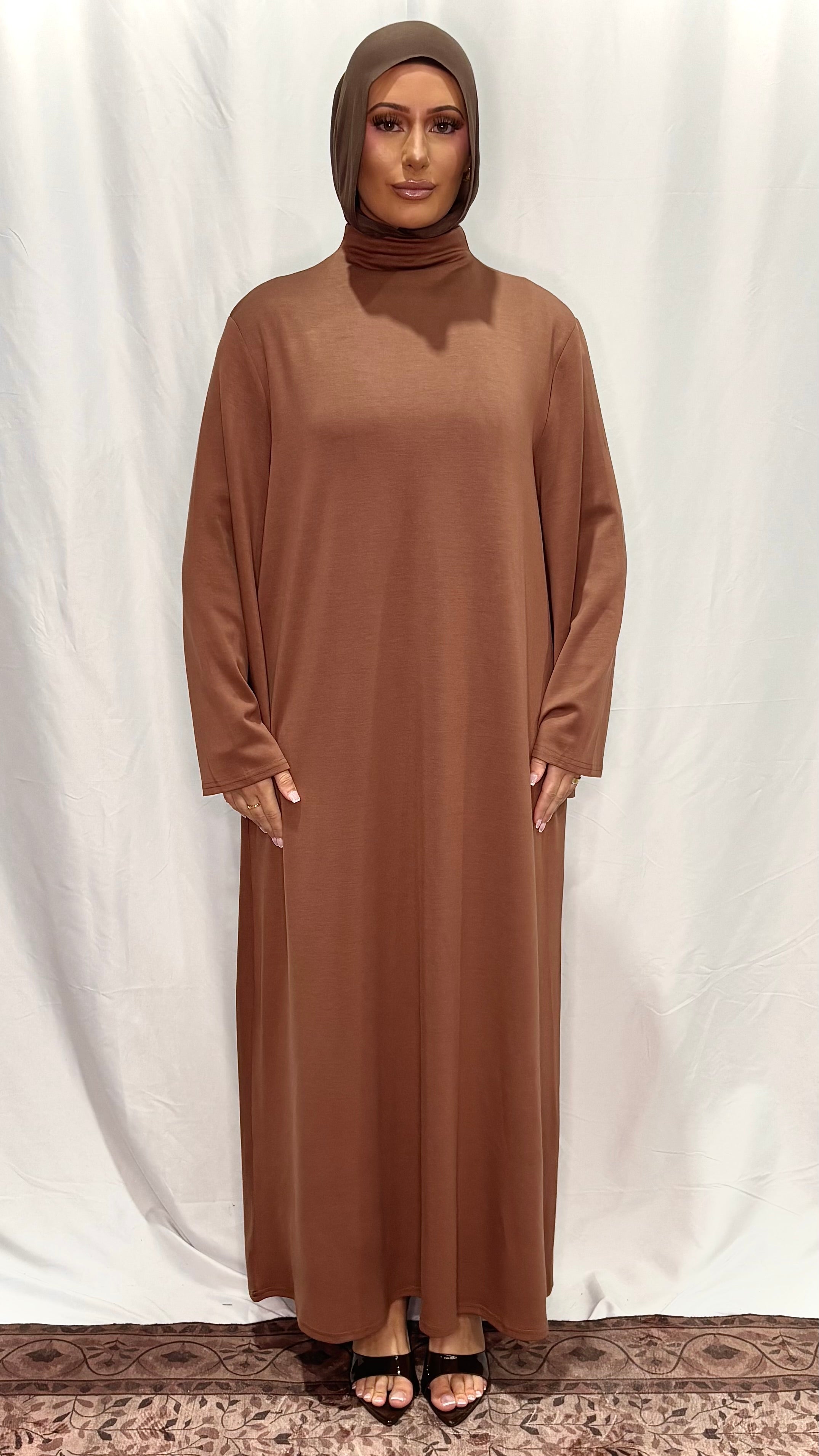 Essentials Rust Dress