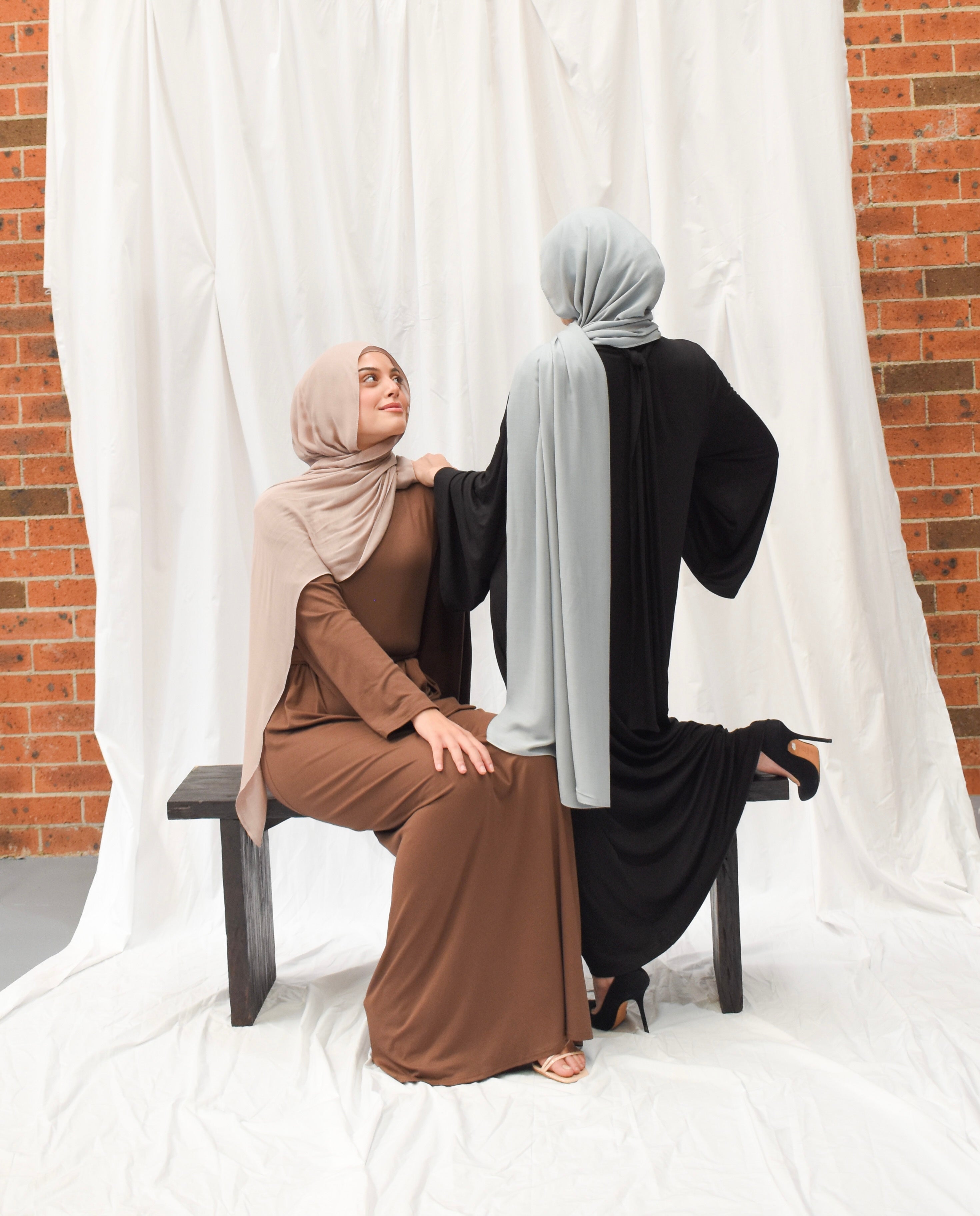 Jersey Dress | Brown