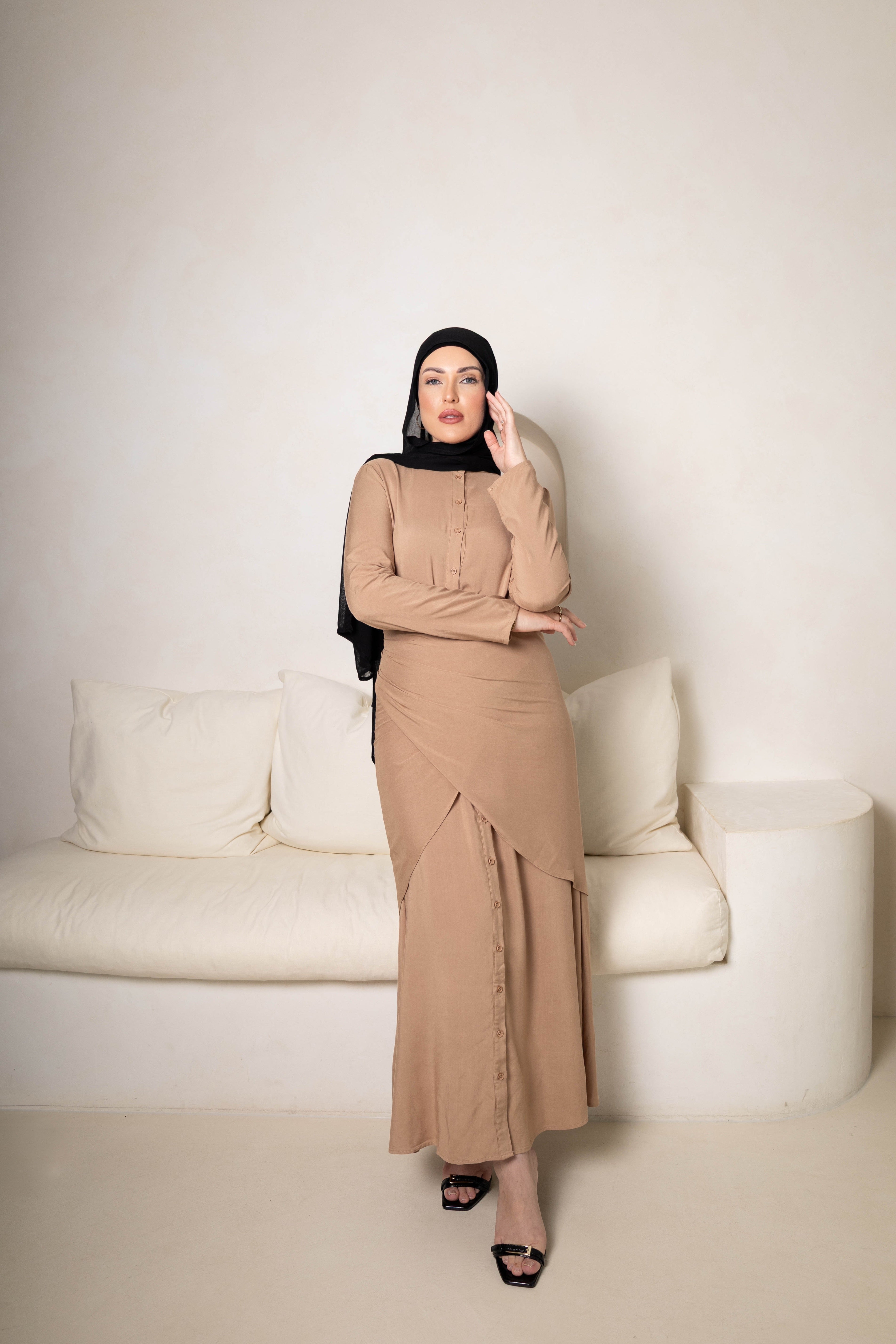 Amali Dress | Desert Sand