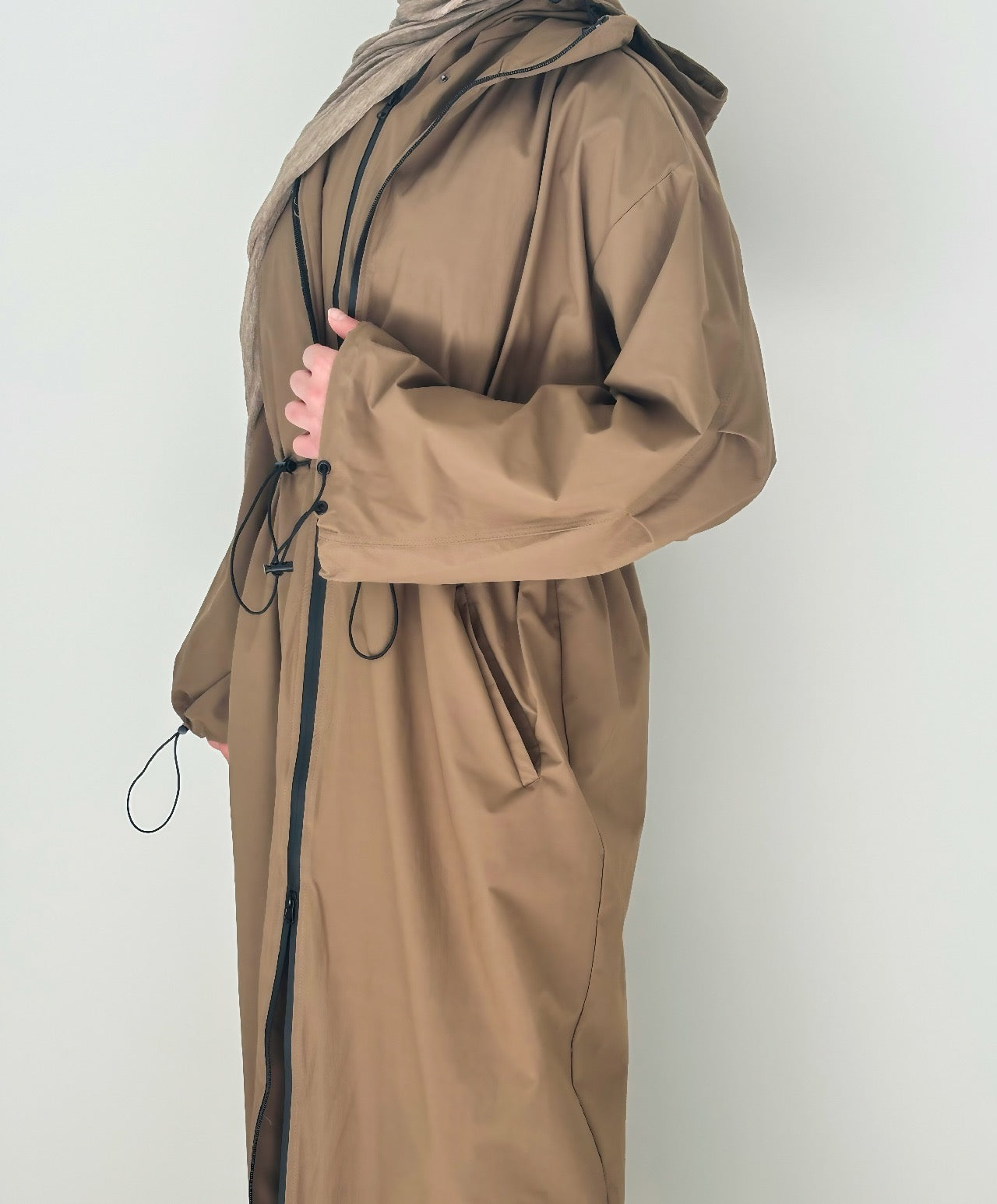 Hooded Trench Coat