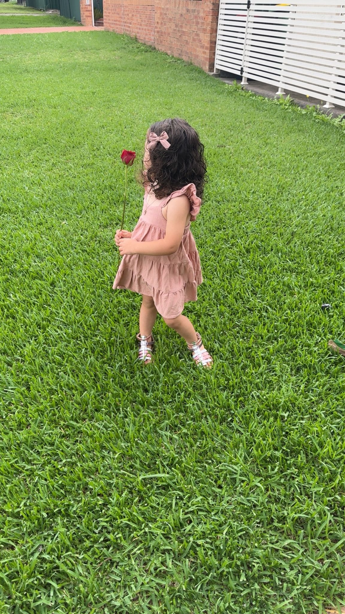 Ruffle Dress | Dusty Pink