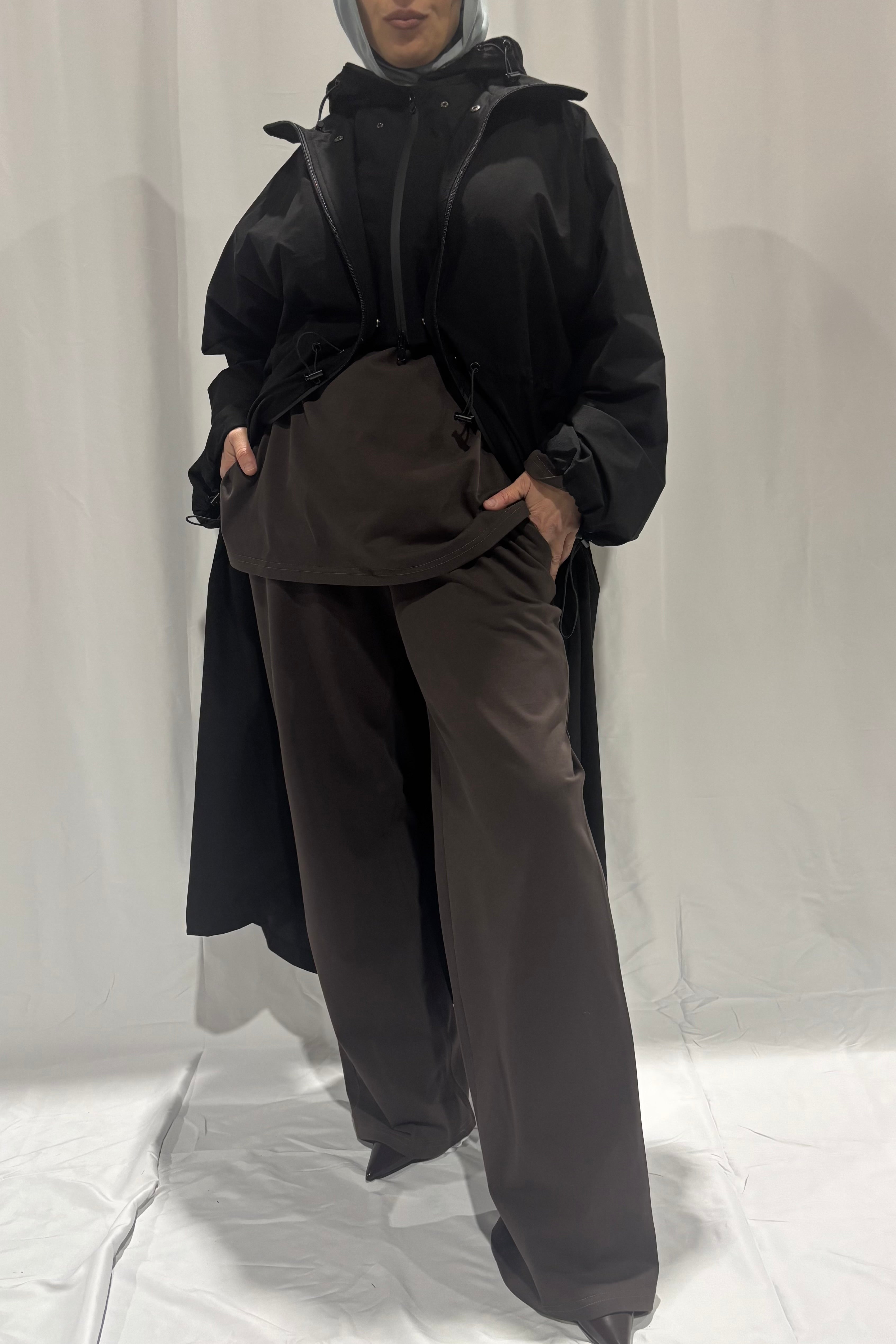 Basik Wide Leg Pants – Bitter Chocolate