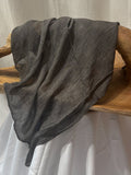 Textured hijab | Dark Grey