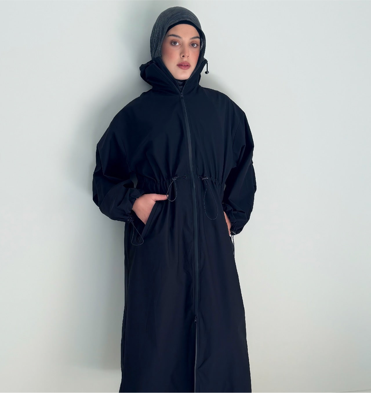 Hooded Trench Coat