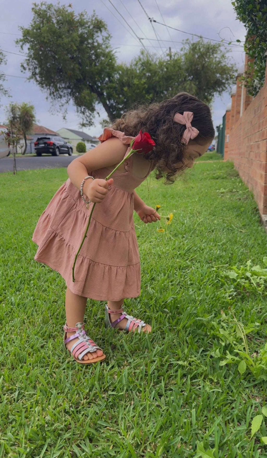 Ruffle Dress | Dusty Pink
