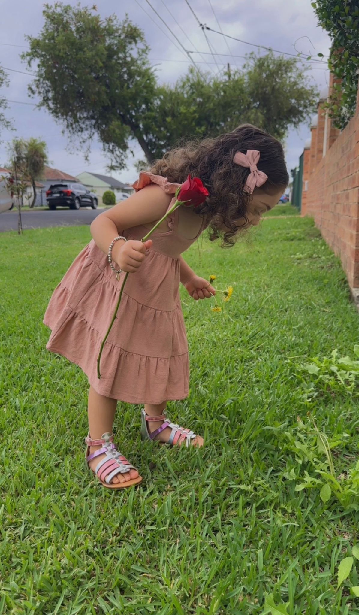 Ruffle Dress | Dusty Pink