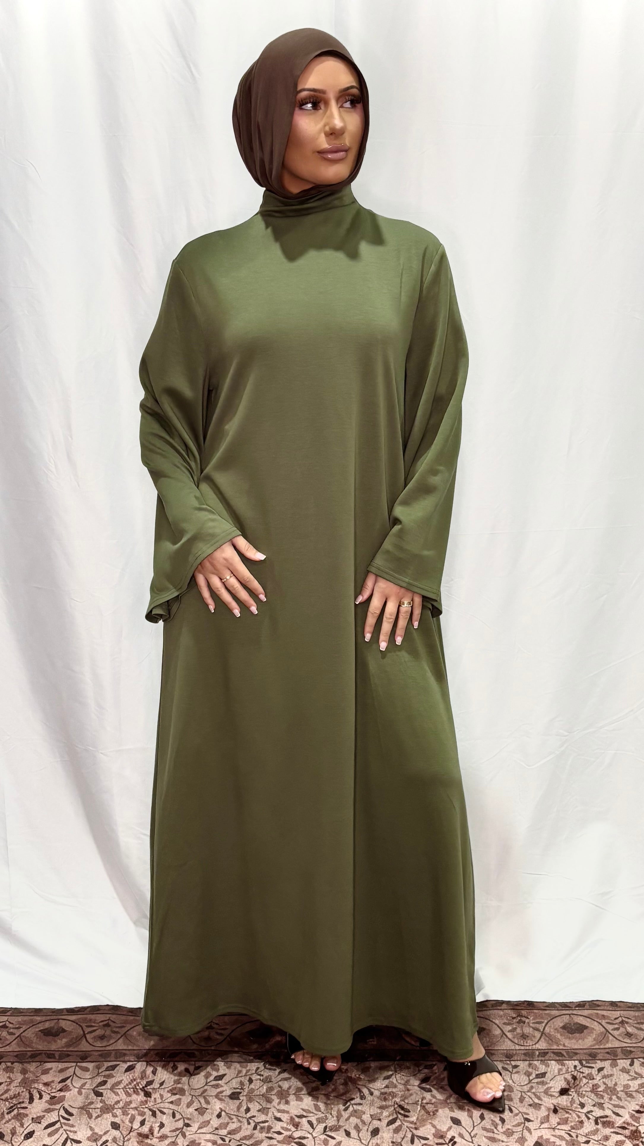 Essentials Forest Green Dress