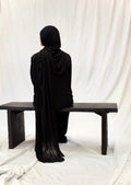 Viscose Black - Double Stitch