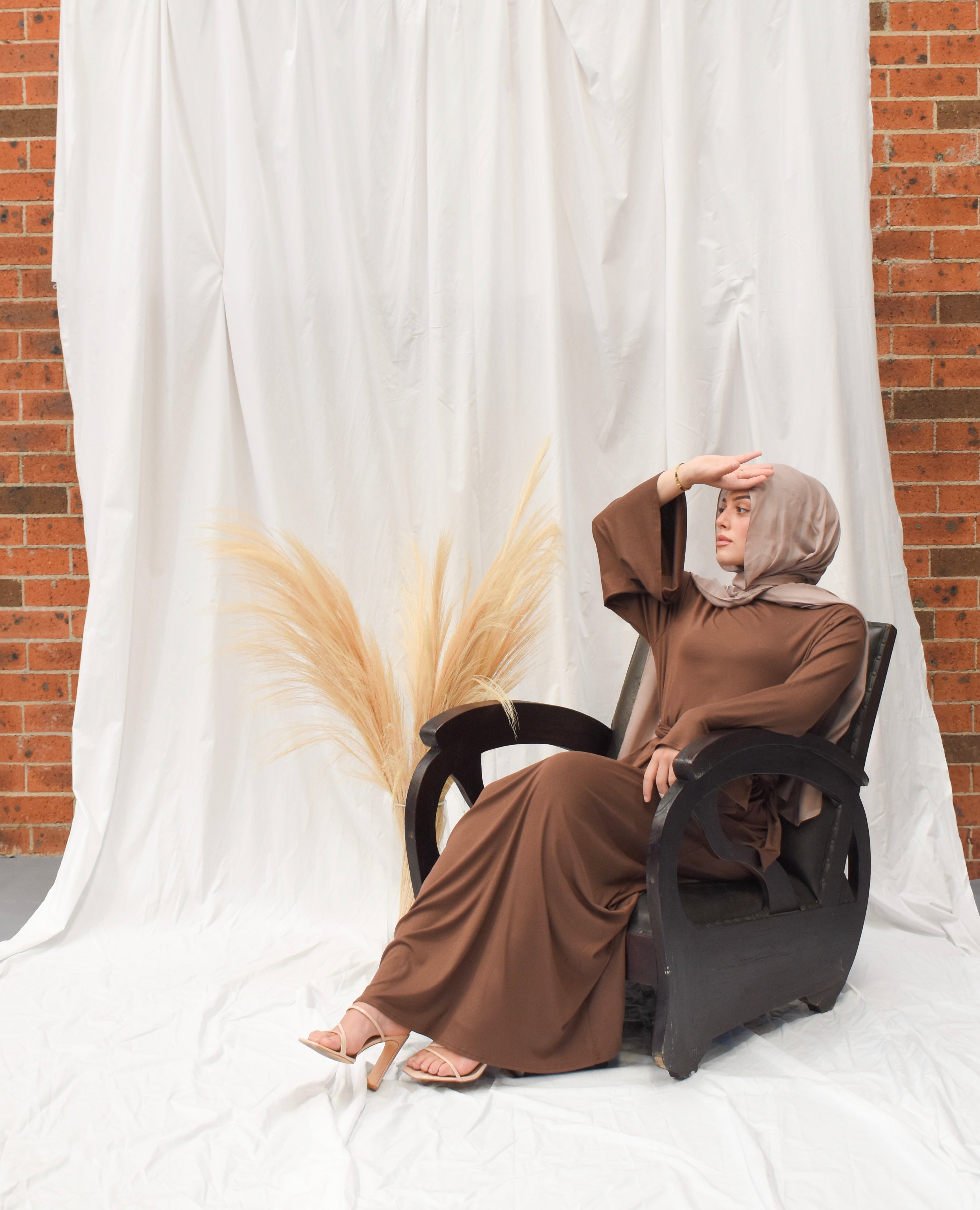 Jersey Dress | Brown