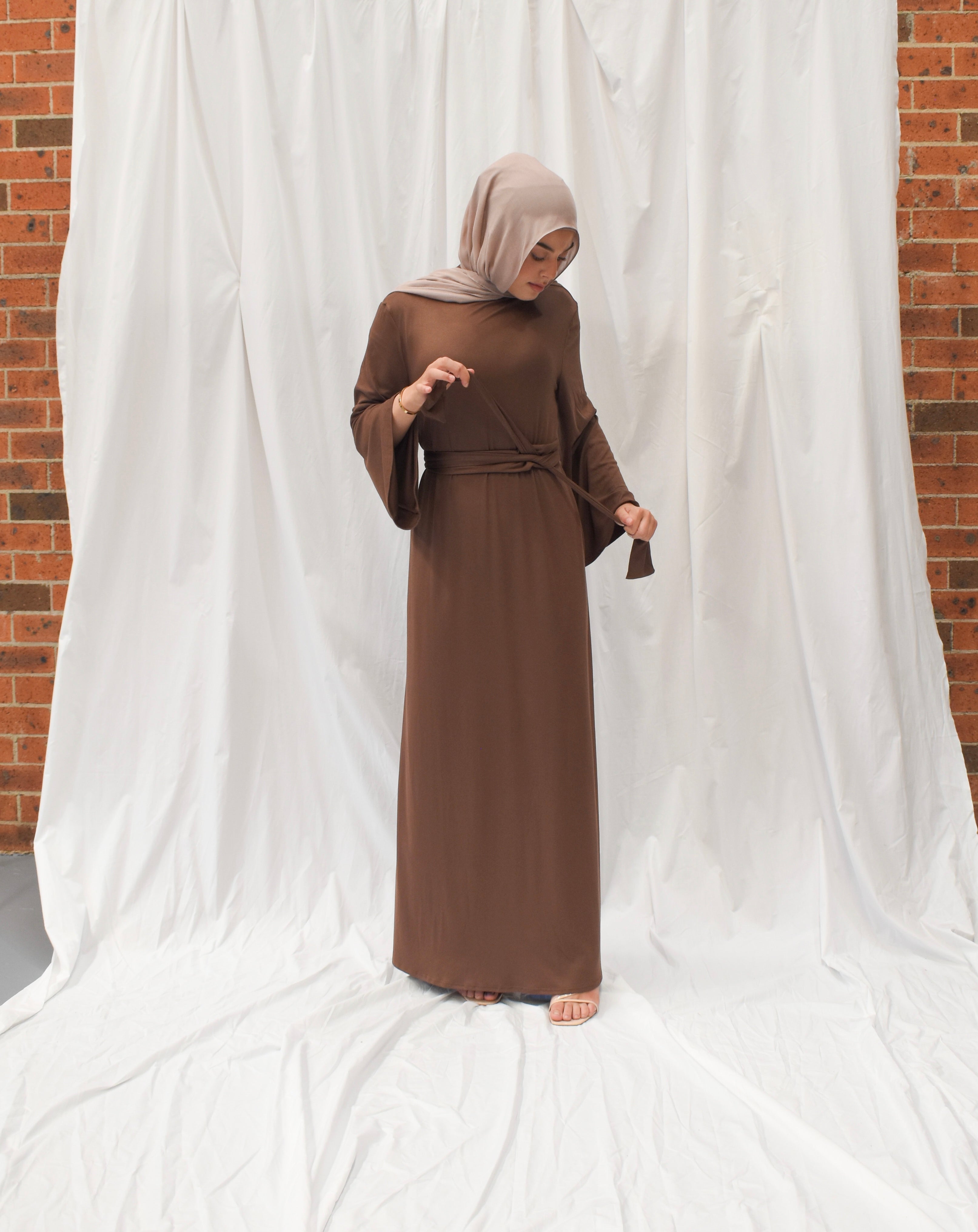 Jersey Dress | Brown