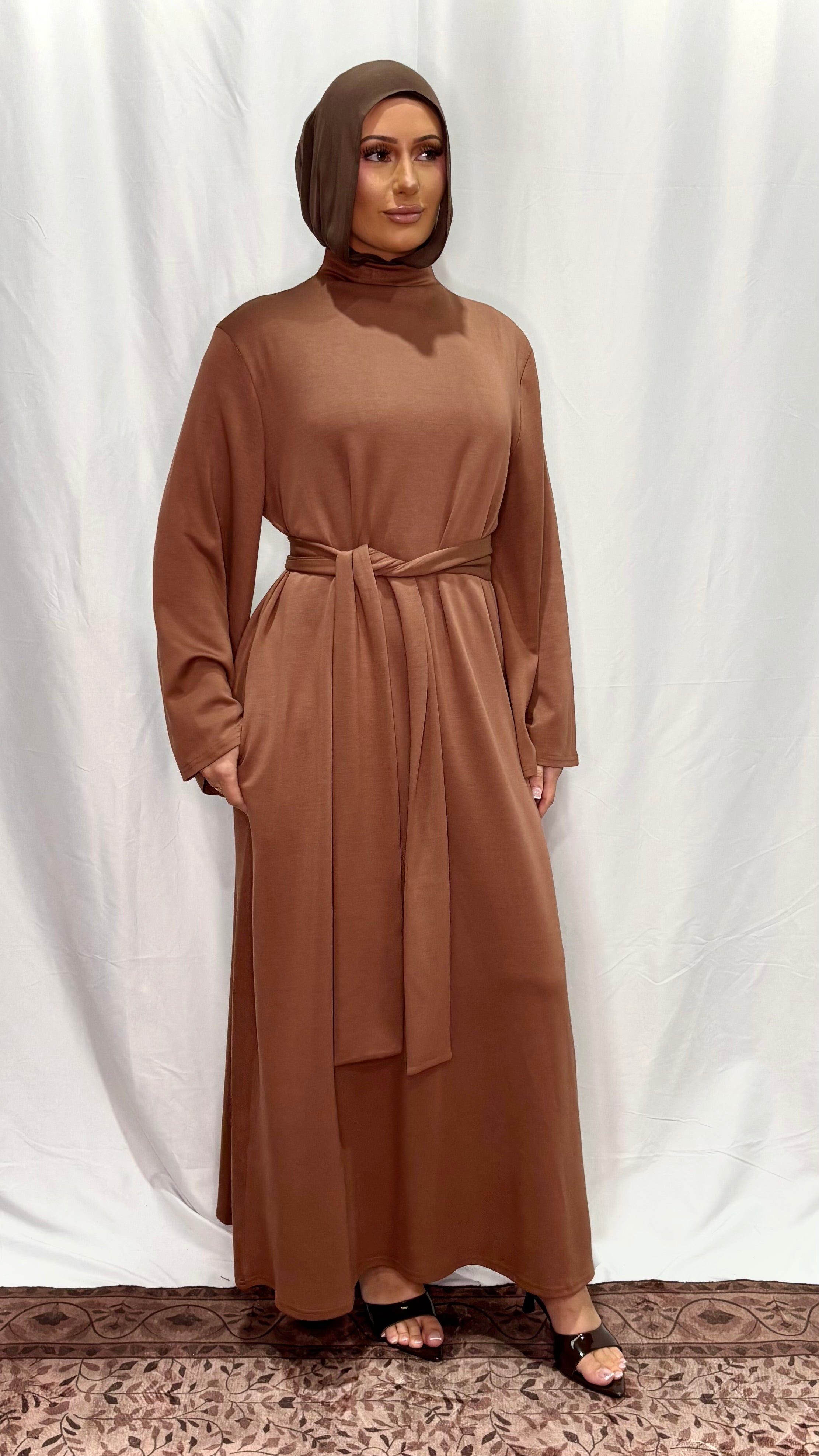 Essentials Rust Dress